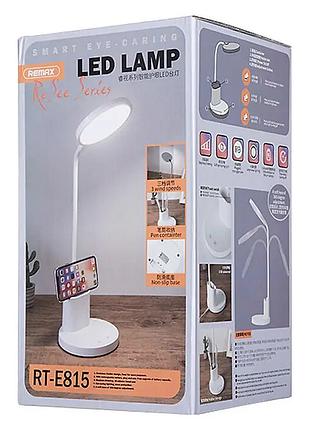 Лампа акумуляторна 1500mah led сенсорна remax rt-e815 white3 фото