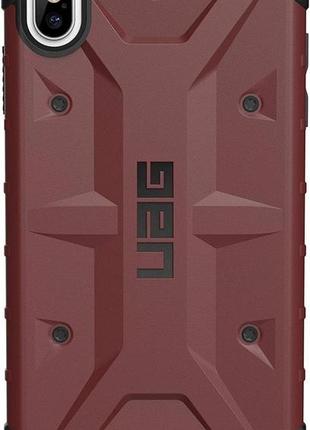 Чехол противоударный милитари uag pathfinder original (111107119696) для iphone xs max (6.5") carmine red