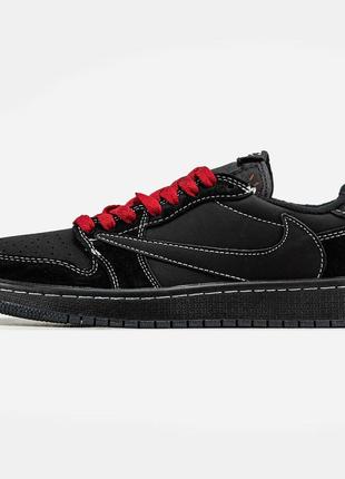 Чоловічі кросівки nike air jordan 1 retro low x travis scott 42-44
