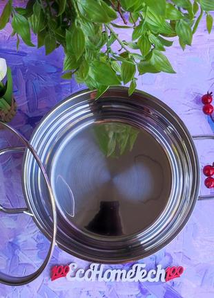 Кастрюля 10.0 л из нержавеющей стали maestro mr-3508-30 индукционная кастрюля из...