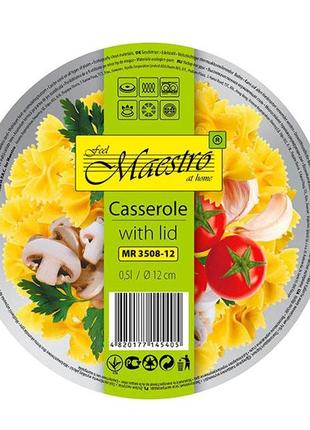 Кастрюля 10.0 л из нержавеющей стали maestro mr-3508-30 индукционная кастрюля из...