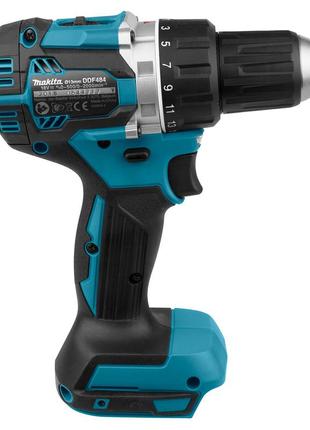 Шурупокрут-дриль акумуляторний makita ddf484rte (54 нм, 1.5-13 мм, bl, lxt)3 фото