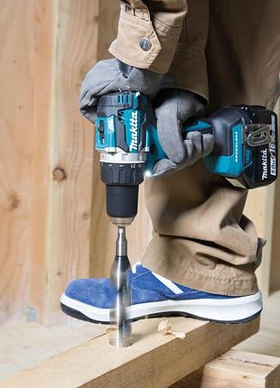Шурупокрут-дриль акумуляторний makita ddf484rte (54 нм, 1.5-13 мм, bl, lxt)8 фото