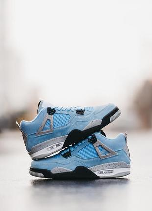 Чоловічі кросівки nike air jordan 4 retro university blue 41-42-44-45-46