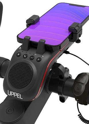 Багатофункціональний велосипедний bluetooth-динамік, павербанк, ліхтарик, тримач для телефону uppel