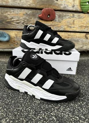 Кросівки adidas niteball white & black