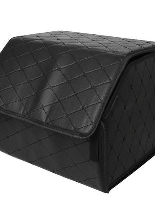 Органайзер в авто lesko zwx-002 black 65*30*30 см місткий два відділи для зберігання з ручкою 5 шт.