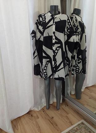 Легкая рубашка 👕, туника большого размера