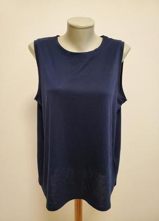 Хороша брендова трикотажна базова блузка майка