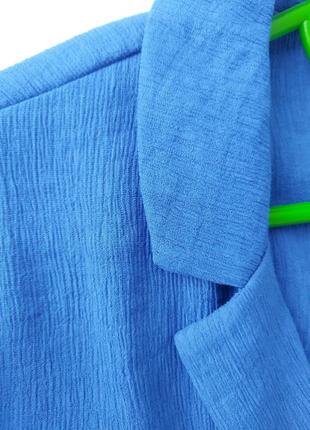 Короткая рубашка из гофрированного плетения h&m9 фото