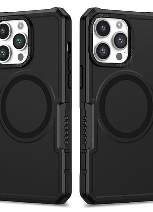 Противоударный чехол для iphone 13 pro черный magsafe