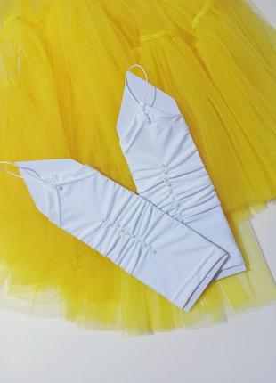 Перчатки для девочек праздничные