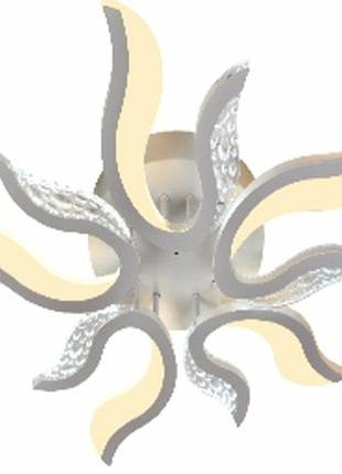 Люстра світлодіодна акрилова sirius 6056-5 wt 62w