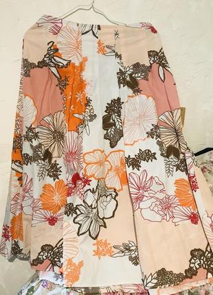 Marc o’polo шикарная поплиновая хрустящий хлопок юбка в цветы4 фото
