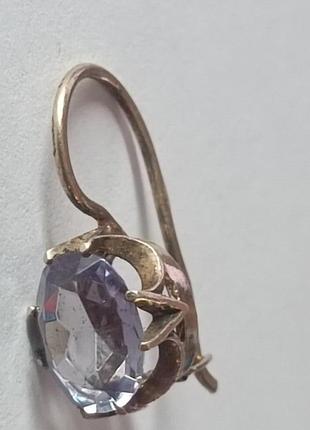 Сережки срібло 875 проби.