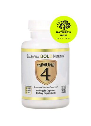 California gold nutrition immune 4 добавка для иммунитета - 60 капсул