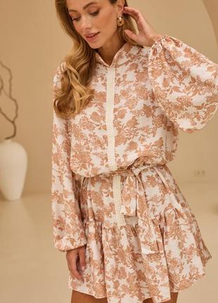 Плаття вишукане лляне