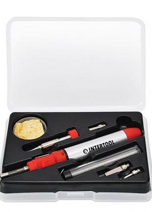 З багатою комплектацією мікропальника 12 мл із комплектом аксесуарів 7 од. intertool gb-0005