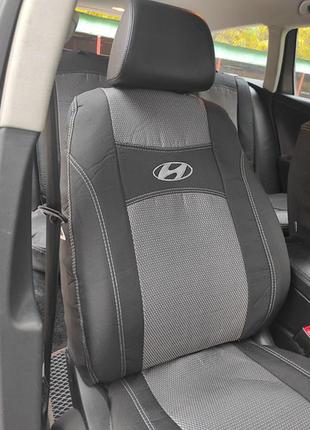 Авточехлы  на хюндай гетц 2002-2011 года (hyundai getz) (цельный/раздельный) "nika