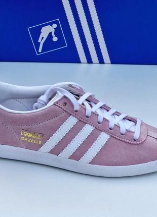 Оригінальні кросівки adidas gazelle og pink8 фото