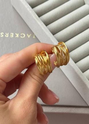 Серьги в стиле celine 3