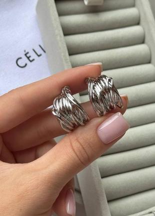 Серьги в стиле celine 7