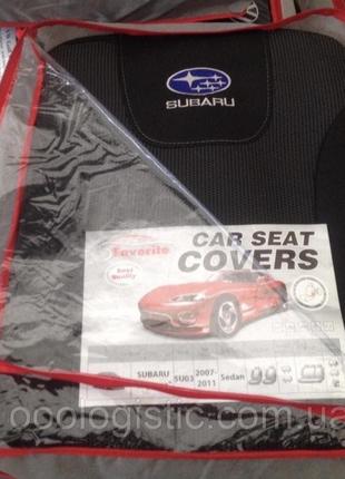 Авточохли на subaru impreza 2007-2011 sedan favorite, субару імпреса
