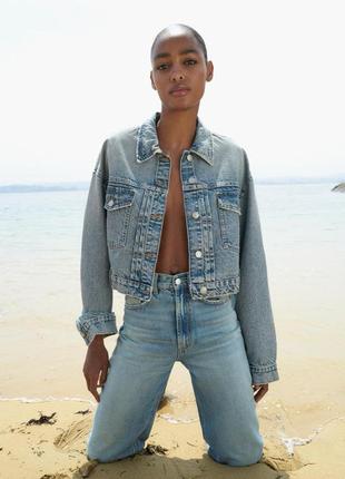 Джинсова куртка zara