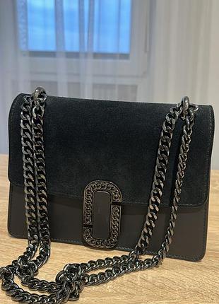 Сумка кросс боди из натуральной кожи genuine leather