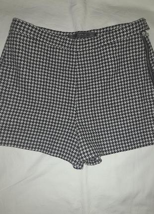Шорты zara гусиная лапка р.s