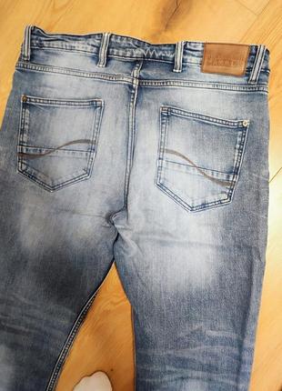 Джинсы мужские синие прямые regular celio denim, размер l - xl