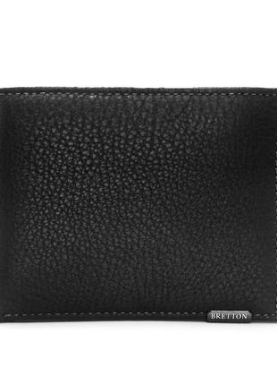 Кошелек кожаный мужской be bretton 208g black