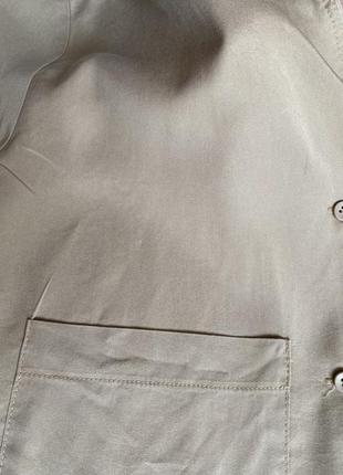 Укорочена сорочка з відкладним комірцем4 фото