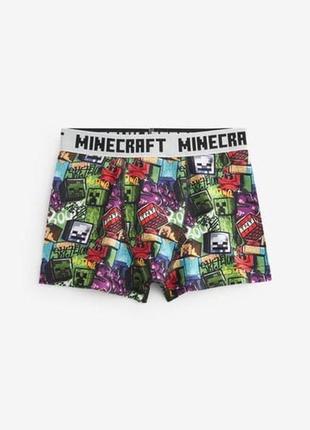 Майнкрафт набор 5шт трусики👽👽👽