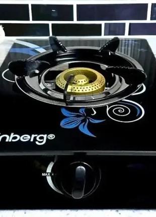Газовая плита таганок rainberg rb-2230 на 1 конфорку в стиле high-tech