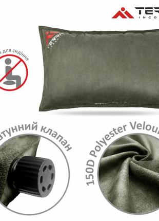 Подушка terra incognita pillow 50x30 gray4 фото