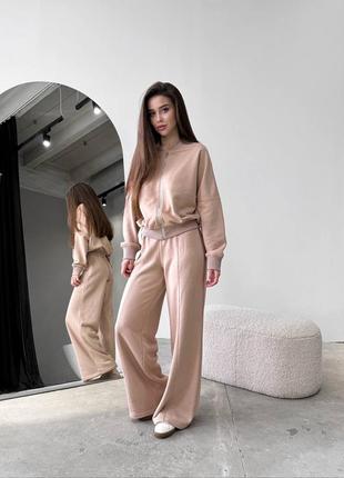 Стильний спортивний костюм у стилi zara (5 кольорiв) оверсайз