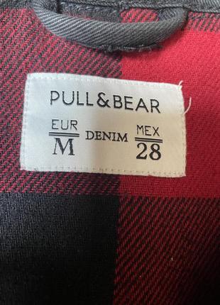 Черная демисезонная куртка pull and bear 4
