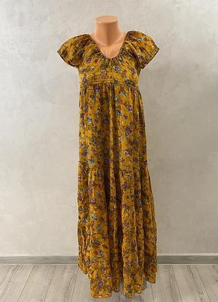 Ярусна сукня у стилі бохо