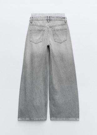 Шикарні трендові джинси zara кльош wide leg4 фото