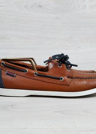 Шкіряні чоловічі топ-сайдери / мокасини sebago docksides оригінал, розмір 44.5