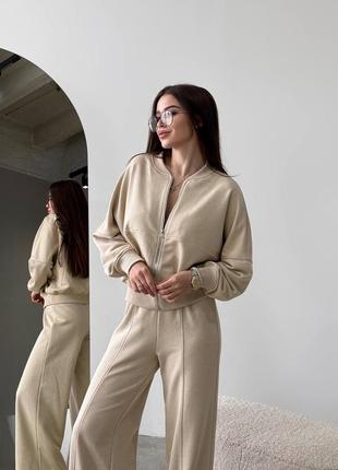 Стильный спортивный костюм в стиле zara (5 цветов) оверсайз