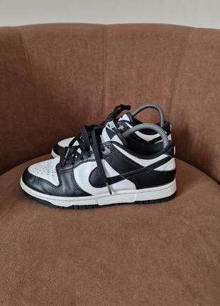 Nike dunk low retro panda1 фото