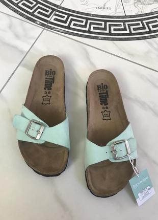 (36 р - 23 см) birkenstock bio time шлёпанцы ортопедические женские новые6 фото