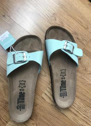 (36 р - 23 см) birkenstock bio time шлёпанцы ортопедические женские новые8 фото