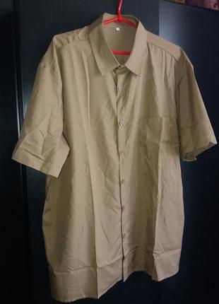 Рубашка шелковая с коротким рукавом p.xl