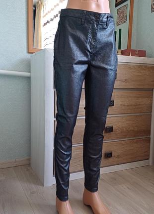 Джинсы "металлизированные "