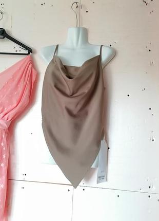 Майка топ блуза атлас