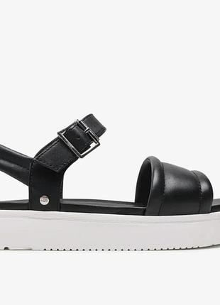 Босоножки ugg, ugg women's zayne ankle strap sandal, босоніжки w zayne ankle strap чорний