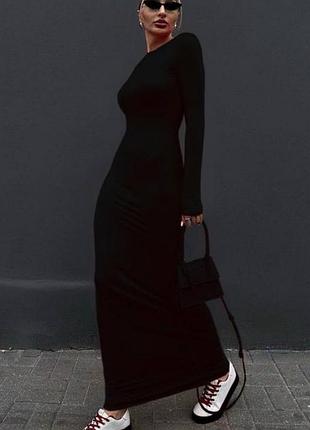 Длинное базовое платье maxi dress 
супер цена